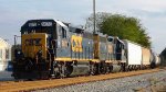 CSX 6073 & 6085 leading a mixed freight train